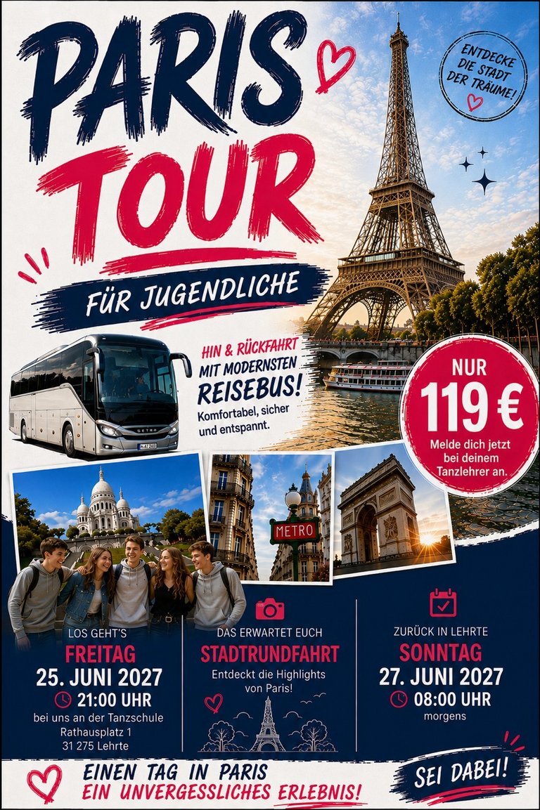 Bild zu Parisfahrt