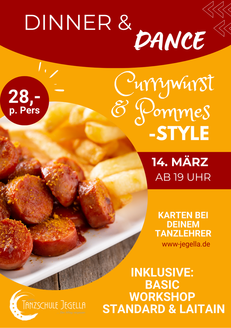 Bild zu Dinner & Dance - Currywurst&Pommes - Style
