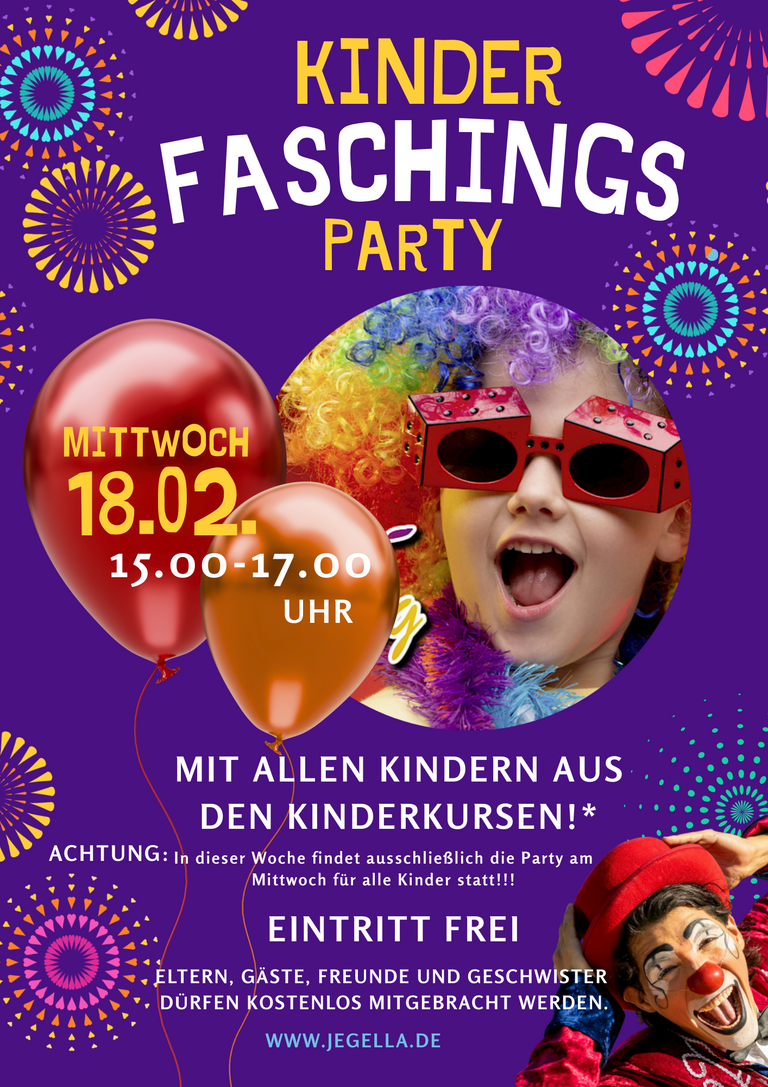 Bild zu Kinder Faschingsparty!
